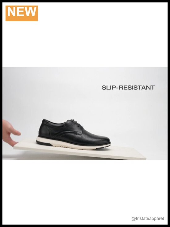 Men\'s Dress Sneakers Oxford Wingtip Breathable Comfortable Non Slip Work Wedding